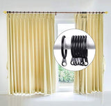 Metal curtain rings curtain Hooks Black Color 10 Pics Free Shipping