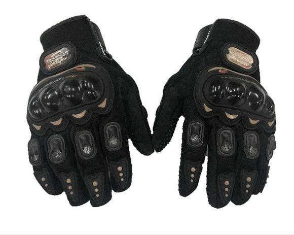 Motorbike Fitting Pro-Biker Red Racing Protection Motor Gloves Size XL Black