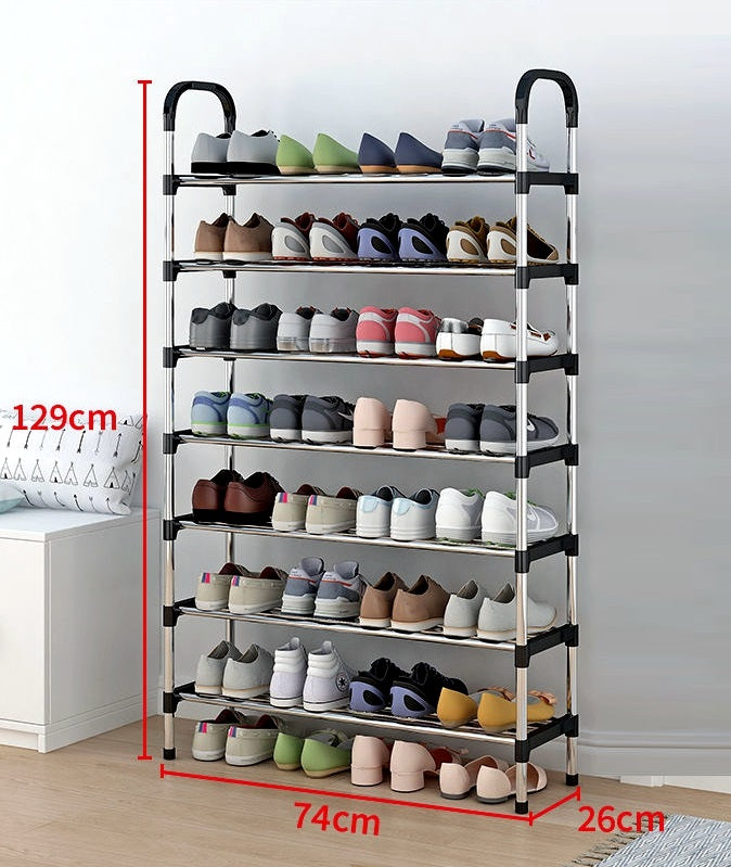 Shoe Level Rack Easy Assemble Shoe Rack Sneakers Stand Boots Rack 7 level – ushopnz