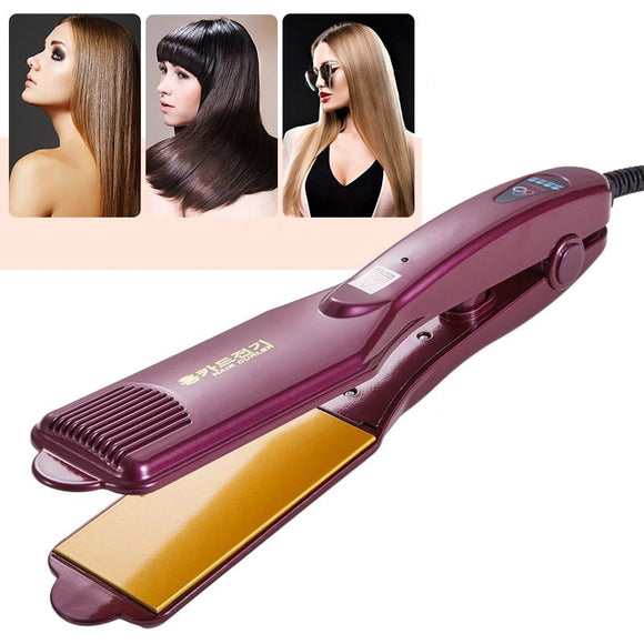 Brand New Brown Ceramic Hair Straightener