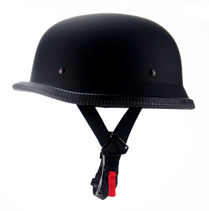 War II German Army Style Motorcycle Half Helmet Black free shipping