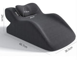 Bed Wedge Pillow for Adults & Couples - Memory Foam Support Pillow