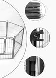Brand New 6-Panel Portable Pet Exercise Play Pen with Door