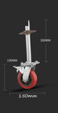 Caster Wheels, Heavy Duty Swivel Scaffolding Wheels-With Brakes,