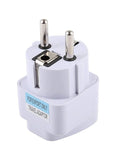 Portable Universal German Plug to Universal  Power Socket Travel Charger Adapter