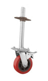 Caster Wheels, Heavy Duty Swivel Scaffolding Wheels-With Brakes,