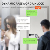Smart Lock Keyless Entry Door Lock Handle Password   4-in-1 Keyless Biometric Door Lock