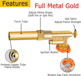 Blow Torch Butane Gas BBQ Cooking Iron Soldering Welding Tool Torch Flame Gun