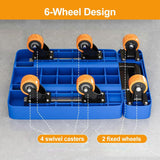 Folding Rolling Kitchen cart, Heavy Duty Luggage Rollin Cart