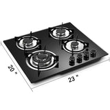 Brand New Gas  Cooktop Glass Top Stove 4 Burners
