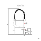 Kitchen Sink Taps Pull Out Sprayer Kitchen Faucet Mixer 360 degree Rotate 304 Stainless
