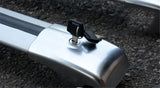 Cross Bar Roof Rack Rail Carrier Fits for Raise Rails Adjustable Lockable 1 pair