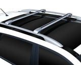 Cross Bar Roof Rack Rail Carrier Fits for Raise Rails Adjustable Lockable 1 pair