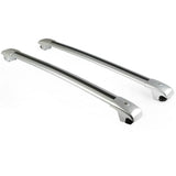 Cross Bar Roof Rack Rail Carrier Fits for Raise Rails Adjustable Lockable 1 pair