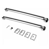 Cross Bar Roof Rack Rail Carrier Fits for Raise Rails Adjustable Lockable 1 pair
