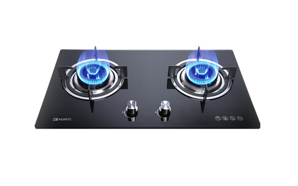 Brand New 2 Burner Auto Gas Stove Built-in Glass Top