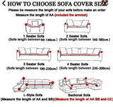 2 Seat  Sofa Cover Cotton Elastic Sofa Slipcovers Corner Cover