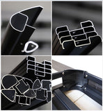 Aluminum Car Top Platform Roof Rack Tray 130cm Black