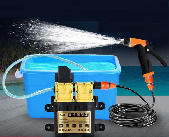 12V Portable High Pressure Self-Priming Quick Car Cleaning Water Pump