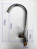 Kitchen Mixer Tap ware 360 degrees Rotated Matt Black #dawang Chrome