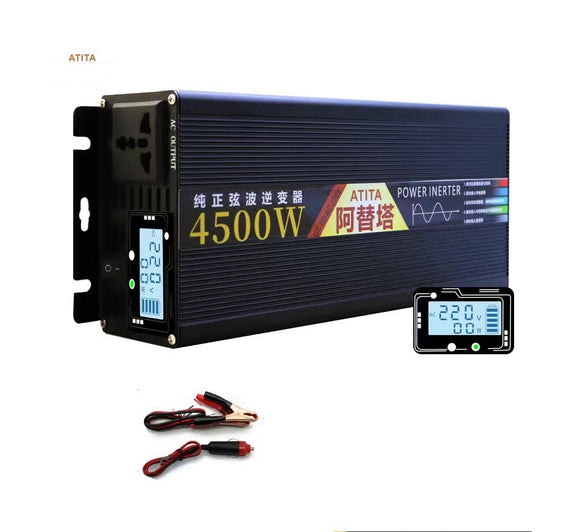 Caravan modified Sine Wave Power Inverter 4500W 12V to 220V Short Circuit Protection