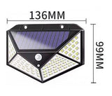 Brand New Outdoor Motion Sensor Solar Wall Light 4 Side