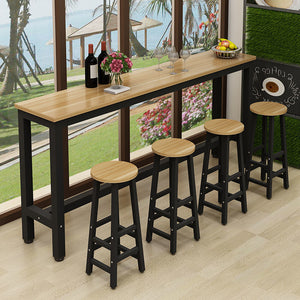 Bar Table 140cm*40cm Black legs (Table only)