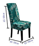 Dining Chair Covers Washable Knit Stretch Removable Chair Slipcovers