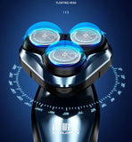 Water proof 3D Three Heads Washable Shaver
