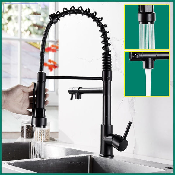 Kitchen Mixer Tap ware 360 degrees Rotated #tanhuan Matt Black