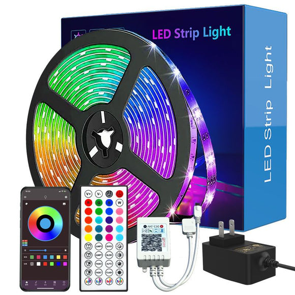 Brand New App &Remote Controlled control RGB Led Strip Light 10m , Color Changing Light