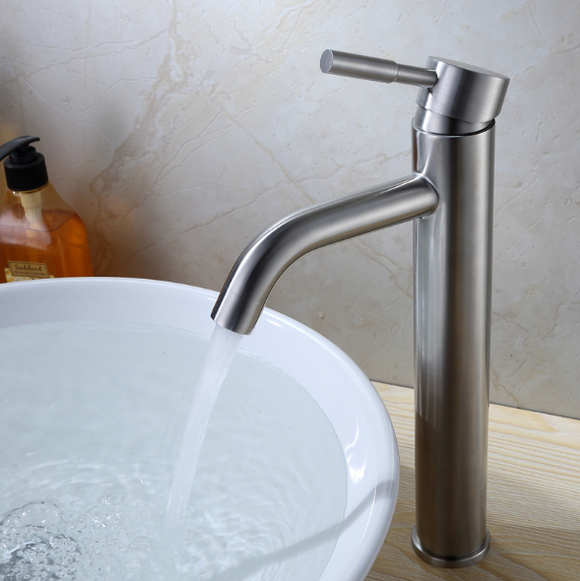 Brand New Vanity Vessel Tap for Top Bowl Sink 304 Stainless - Column