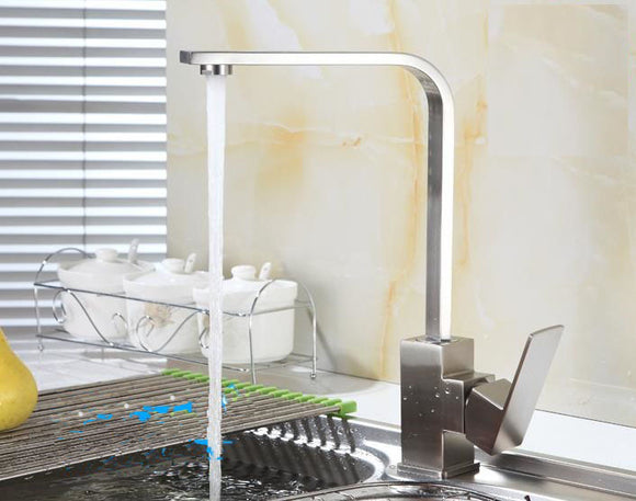 Kitchen Mixer Tap ware 360 degrees Rotated 304 Stainless Qixing