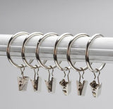 Metal Curtain Rings Curtain Hooks Chrome 10 Pics Free Shipping