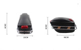 Motorcycle Side Case Hard Trunk Saddle Bag Luggage Saddlebags Motorcycles