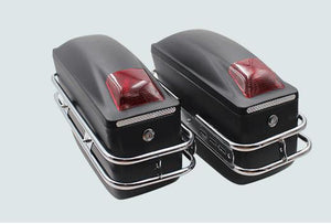 Motorcycle Side Case Hard Trunk Saddle Bag Luggage Saddlebags Motorcycles