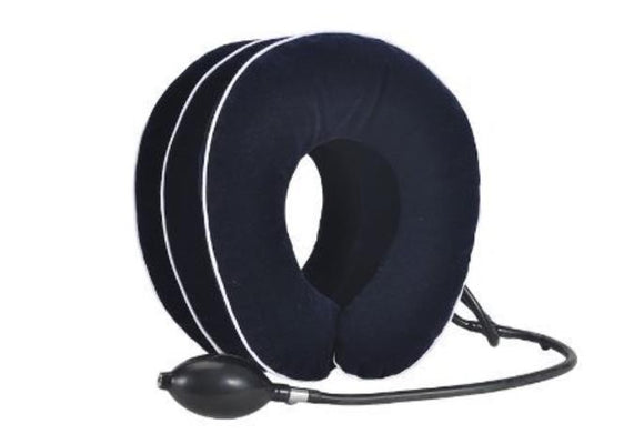 Neck Cervical Traction Collar Pillow Inflatable Spine Alignment Pillow
