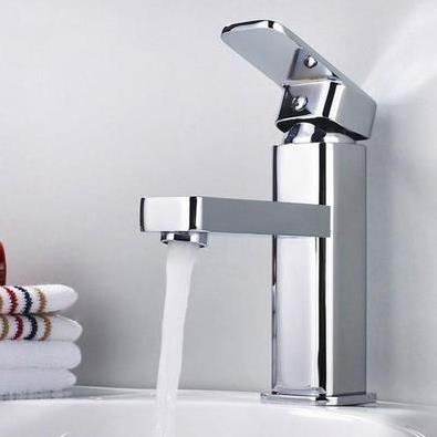 Mixer Tap Bathroom Faucet  Square Column Vanity Tap