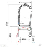 Kitchen Mixer Tap ware 360 degrees Rotated #tanhuan