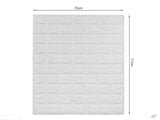 Wallpaper Wall Sticker 3D Brick Look Pink  Color