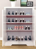 Shoe Cabinet Shoes Storage Organizer 100 cm  Wood / White
