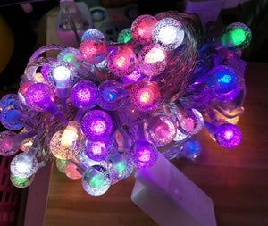 Christmas Colourful LED Bulbs Lights  10M (100 Pics led lights)