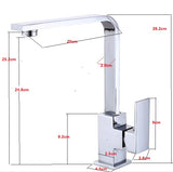 Kitchen Mixer Tap ware 360 degrees Rotated #7xing