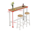 Brand new Bar Table 120cm*40cm (not included stools) Black legs