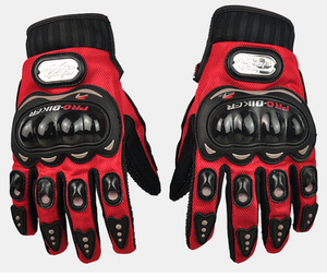 Motorbike Fitting Pro-Biker Red Racing Protection Motor Gloves Size XXL
