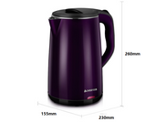Anti Hot Quality Stainless Steel Electric kettles Double Layer 1.8 L