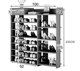 Brand New 7-Tier Shoe Rack Storage Cabinet with Door