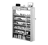 Shoe Cabinet Shoes Rack 600 mm White