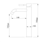 Brand New Vanity Vessel Tap for Top Bowl Sink 304 Stainless - Column
