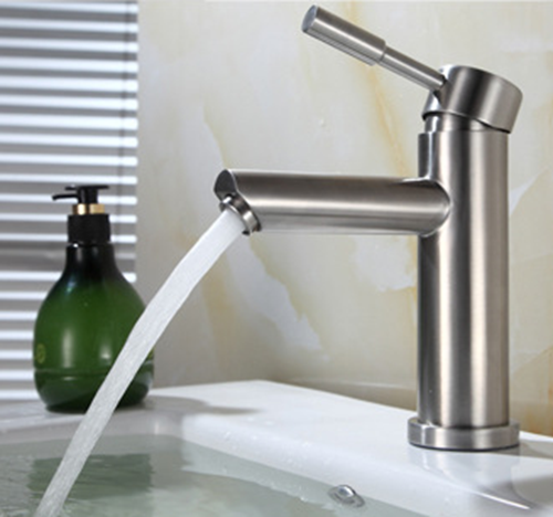 Modern Designing Tap / Basin Mixer - Stainless Column